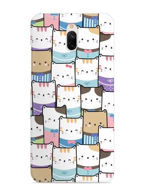 Cute Adorable Cat Snap Case for Xiaomi Redmi 8A Dual