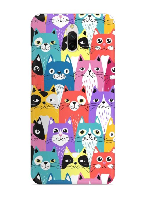 Funny Cartoon Cats Snap Case for Xiaomi Redmi 8A Dual