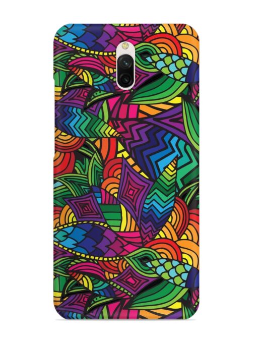 Abstract Multicolor Seamless Snap Case for Xiaomi Redmi 8A Dual Zapvi