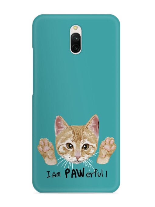 Typography Slogan Cat Snap Case for Xiaomi Redmi 8A Dual Zapvi