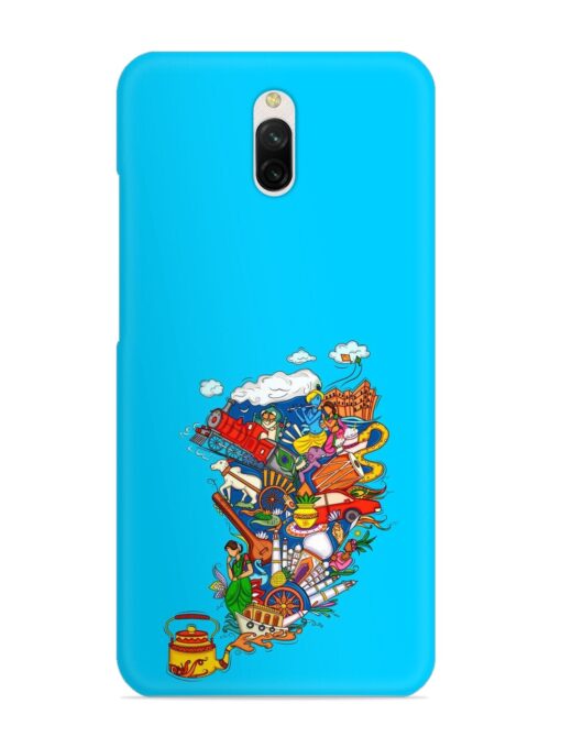 Vector Design Indian Snap Case for Xiaomi Redmi 8A Dual