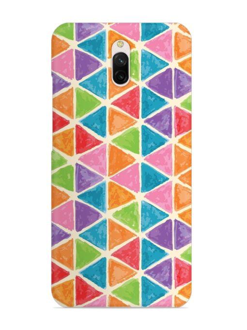 Seamless Colorful Isometric Snap Case for Xiaomi Redmi 8A Dual