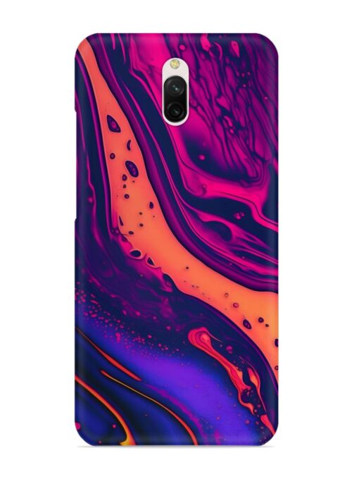 Fluid Blue Pink Art Snap Case for Xiaomi Redmi 8A Dual