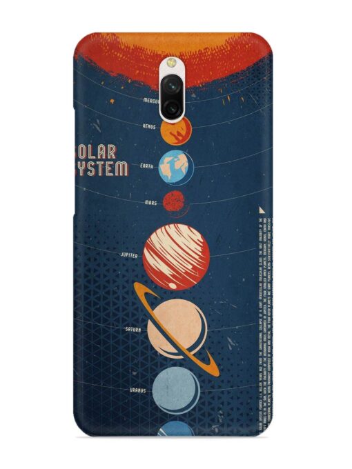 Solar System Vector Snap Case for Xiaomi Redmi 8A Dual