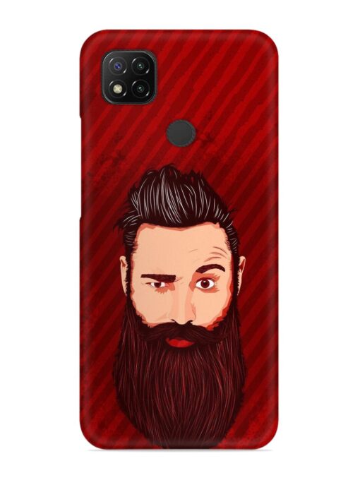 Beardo Man Snap Case for Xiaomi Redmi 9 Zapvi