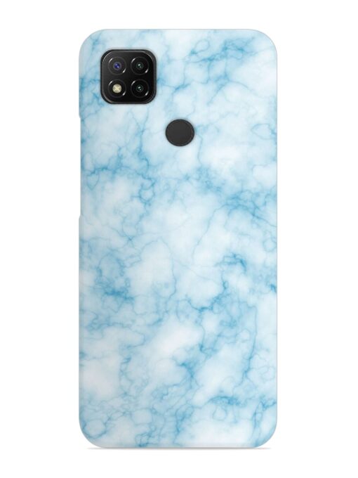 Blue White Natural Marble Snap Case for Xiaomi Redmi 9