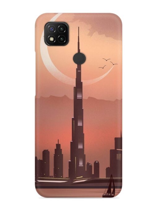 Landmark Burj Khalifa Snap Case for Xiaomi Redmi 9 Zapvi