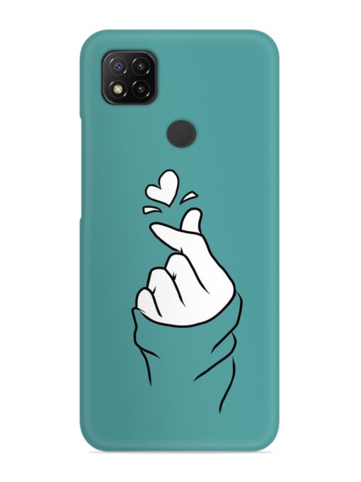 Korean Heart Sign Art Snap Case for Xiaomi Redmi 9