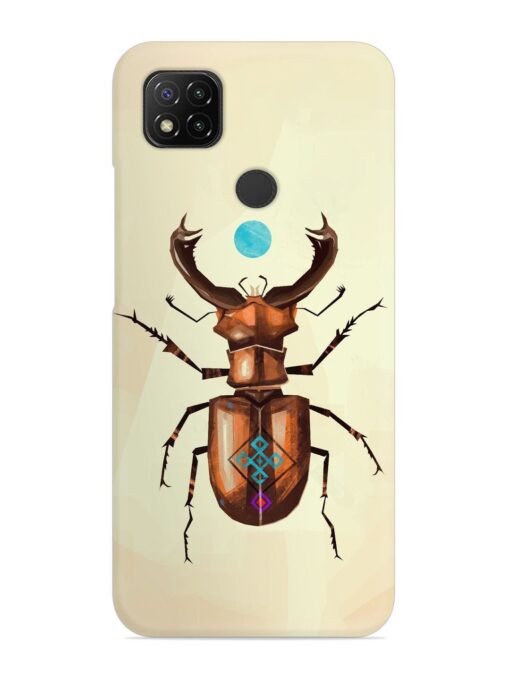 Stag Beetle Vector Snap Case for Xiaomi Redmi 9