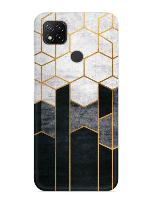 Cube Marble Art Snap Case for Xiaomi Redmi 9