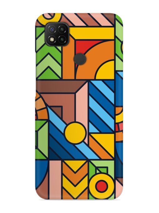 Colorful Geometric Snap Case for Xiaomi Redmi 9