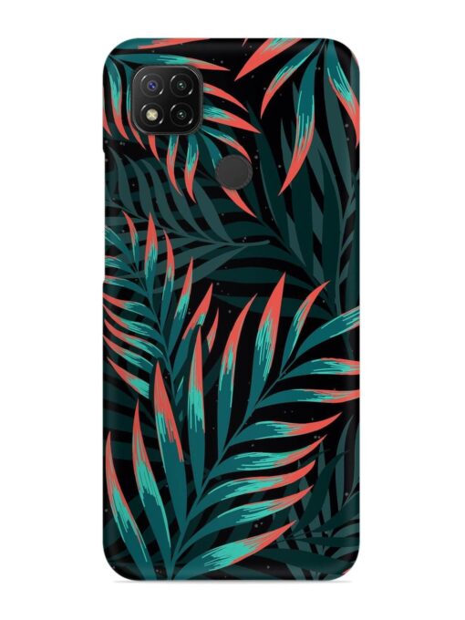 Green Leaf Art Snap Case for Xiaomi Redmi 9