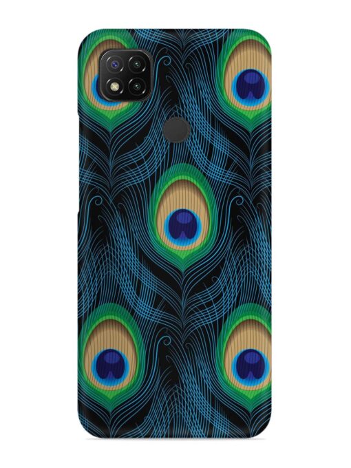 Seamless Pattern Peacock Snap Case for Xiaomi Redmi 9