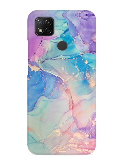 Alcohol Ink Colors Snap Case for Xiaomi Redmi 9 Zapvi