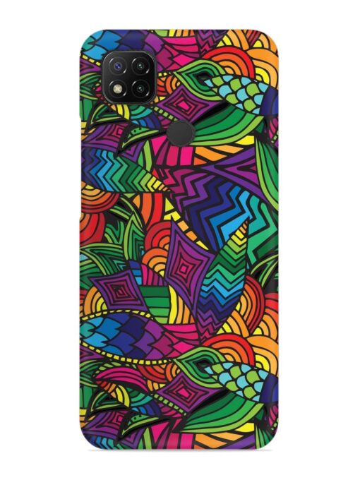 Abstract Multicolor Seamless Snap Case for Xiaomi Redmi 9