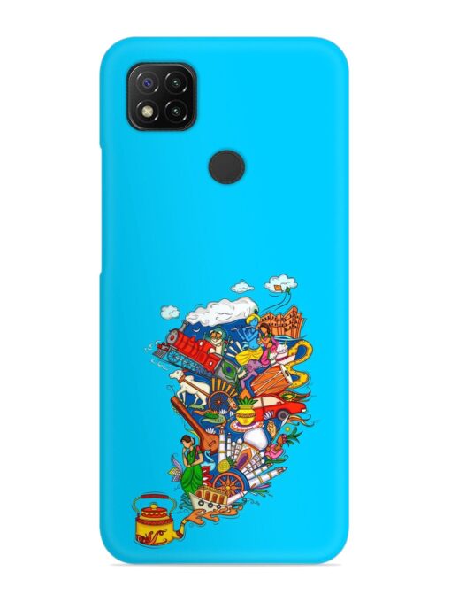 Vector Design Indian Snap Case for Xiaomi Redmi 9 Zapvi