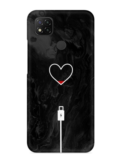 Heart Charging Vector Snap Case for Xiaomi Redmi 9