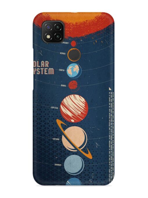 Solar System Vector Snap Case for Xiaomi Redmi 9