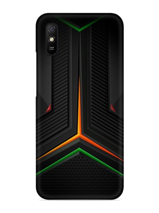 Orange Triangle Light Snap Case for Xiaomi Redmi 9A Zapvi