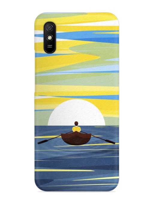 Rowing Person Ferry Paddle Snap Case for Xiaomi Redmi 9A Zapvi