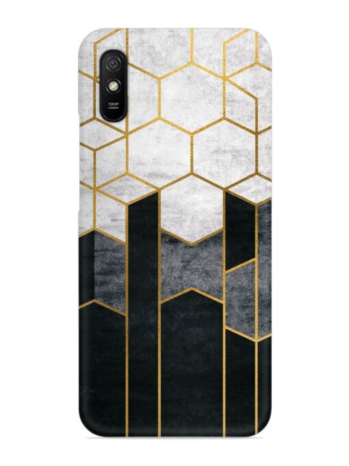 Cube Marble Art Snap Case for Xiaomi Redmi 9A Zapvi