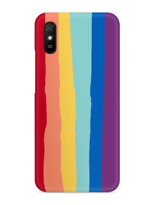 Rainbow Genuine Liquid Snap Case for Xiaomi Redmi 9A Zapvi