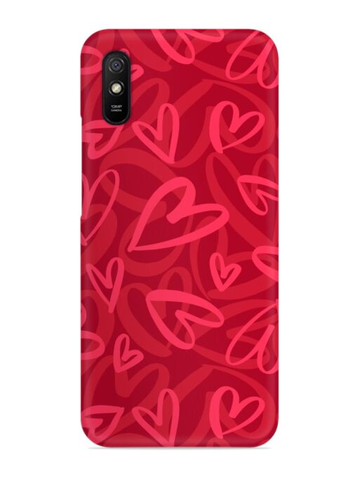 Seamless Romantic Pattern Snap Case for Xiaomi Redmi 9A Zapvi