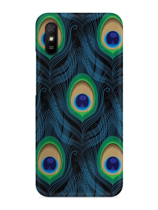 Seamless Pattern Peacock Snap Case for Xiaomi Redmi 9A