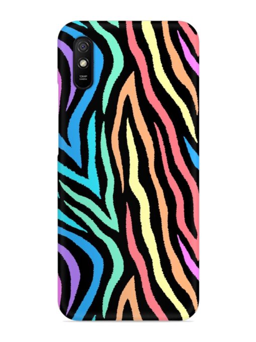 Colorful Abstract Zebra Snap Case for Xiaomi Redmi 9A Zapvi