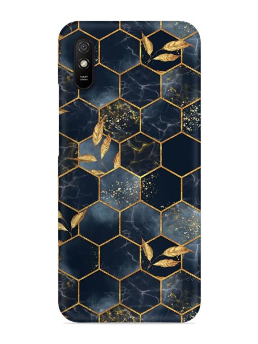 Marble Hexagon Seamless Snap Case for Xiaomi Redmi 9A Zapvi