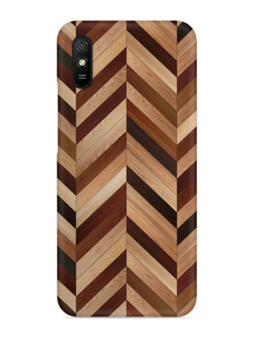 Seamless Wood Parquet Snap Case for Xiaomi Redmi 9A Zapvi