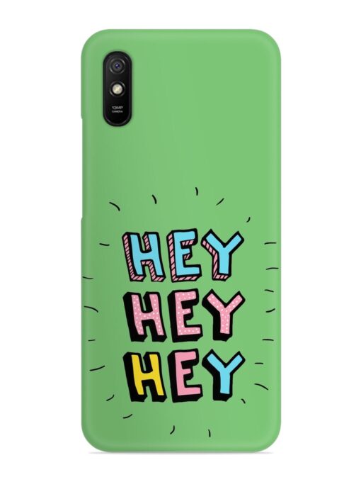 Hey Vector Cartoon Snap Case for Xiaomi Redmi 9A Zapvi