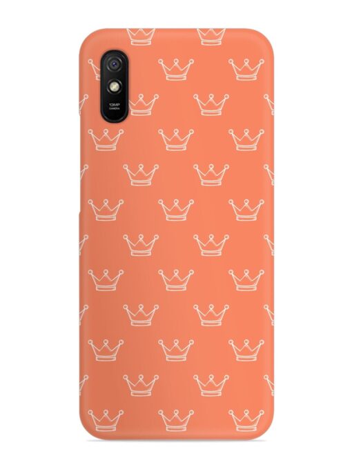 Hand Drawn Crown Snap Case for Xiaomi Redmi 9A Zapvi