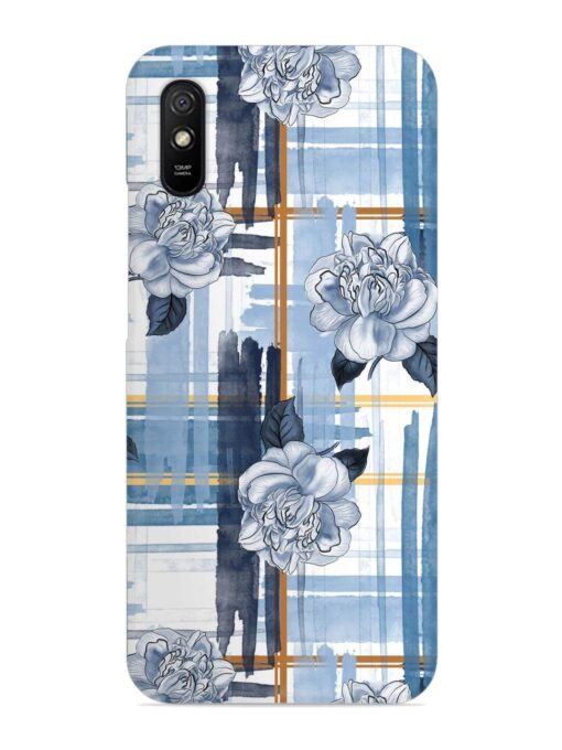 Watercolor Pattern Rose Snap Case for Xiaomi Redmi 9A