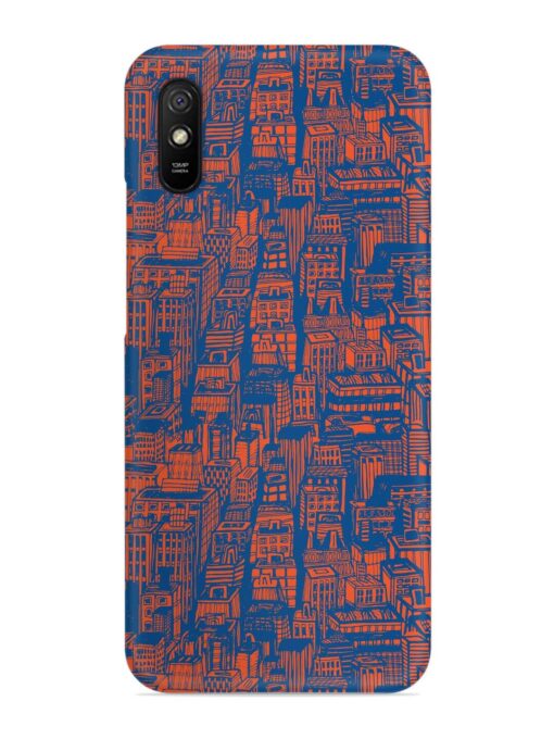 Hand Drawn Seamless Snap Case for Xiaomi Redmi 9A Zapvi