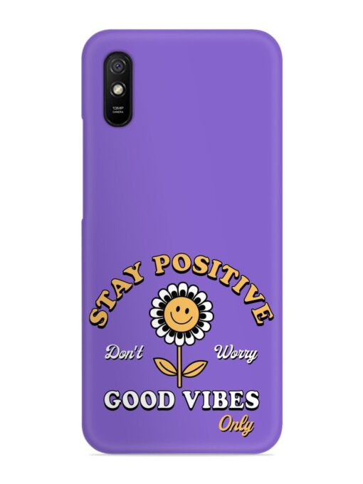 Retro Positive Flower Snap Case for Xiaomi Redmi 9A Zapvi