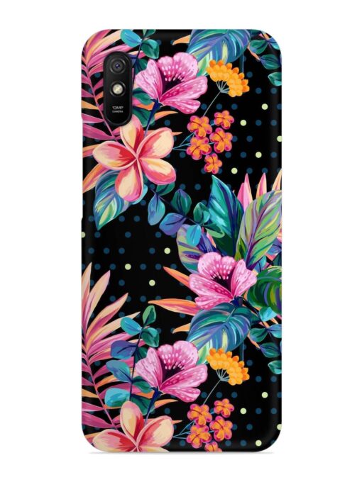 Seamless Floral Pattern Snap Case for Xiaomi Redmi 9A Zapvi