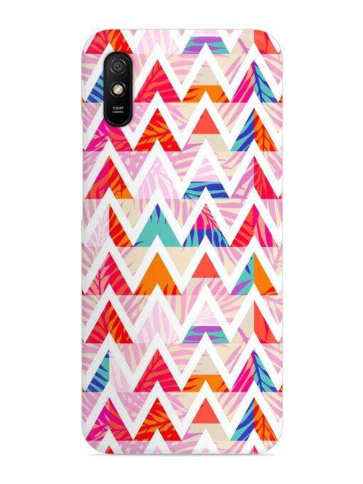 Abstract Triangle Background Snap Case for Xiaomi Redmi 9A Zapvi