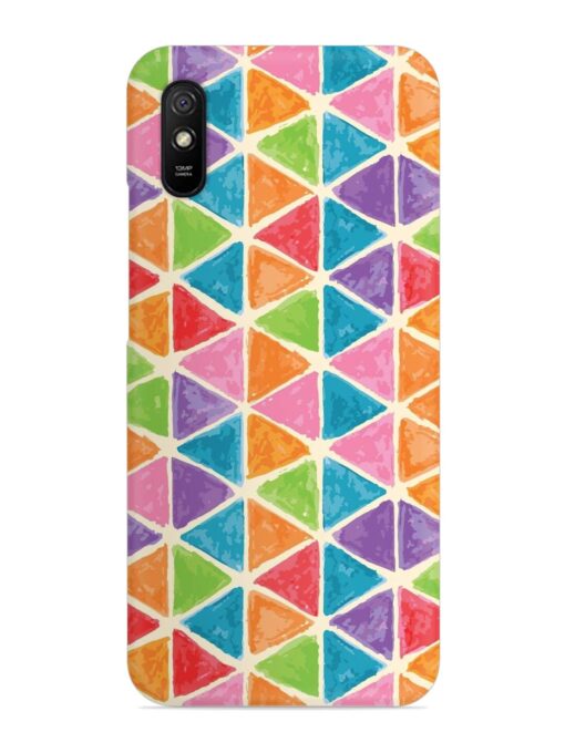 Seamless Colorful Isometric Snap Case for Xiaomi Redmi 9A Zapvi