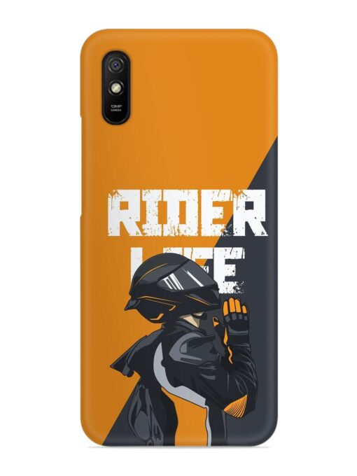 Rider Life Snap Case for Xiaomi Redmi 9A Zapvi