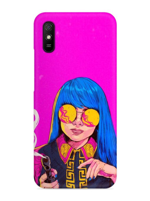 Aesthetic Anime Girl Snap Case for Xiaomi Redmi 9A Zapvi