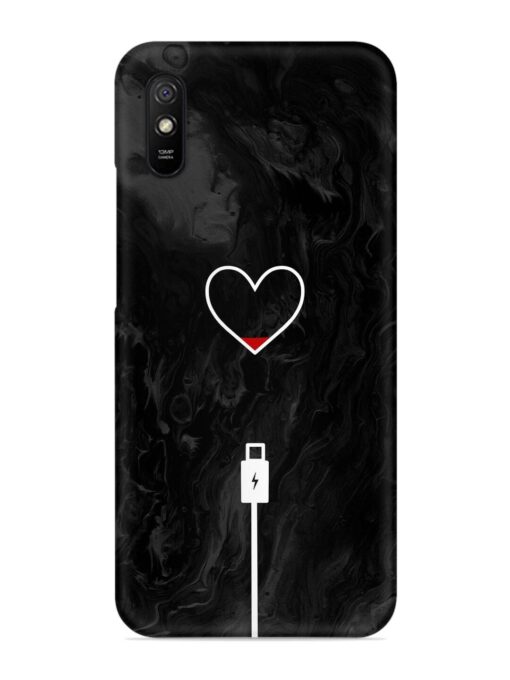 Heart Charging Vector Snap Case for Xiaomi Redmi 9A Zapvi