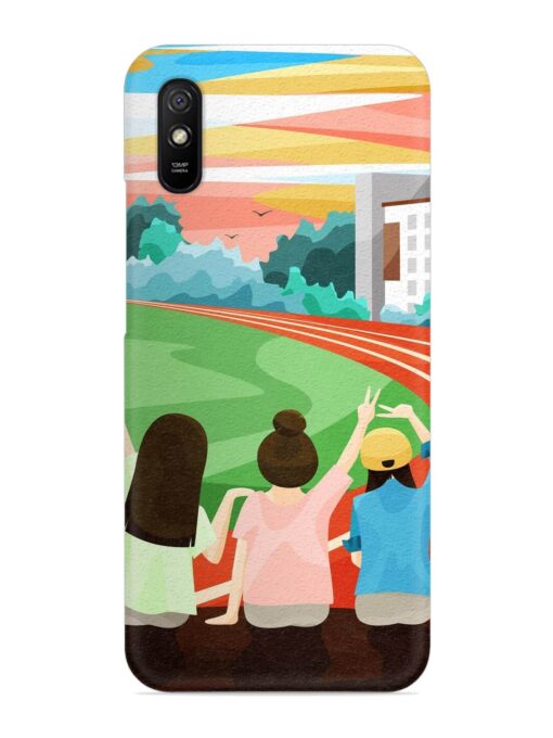 School Playground Snap Case for Xiaomi Redmi 9A Zapvi