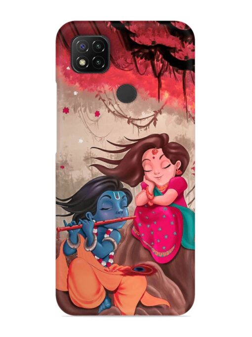 Radhe Krishna Water Art Snap Case for Xiaomi Redmi 9 Activ Zapvi