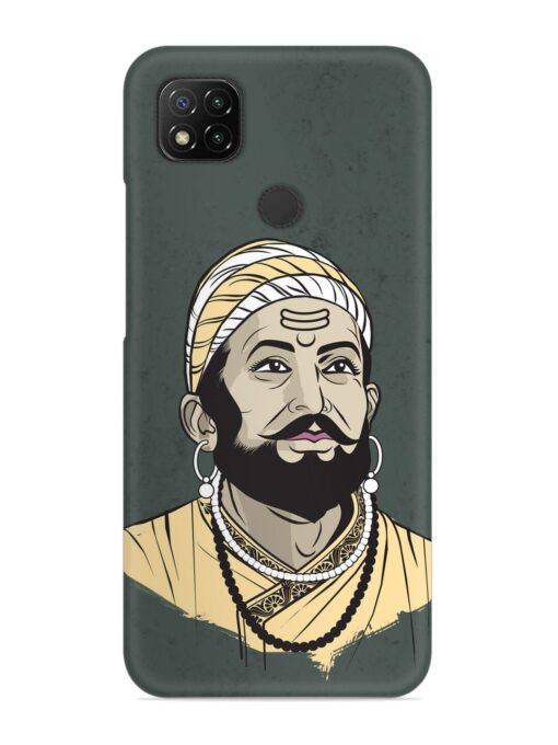 Shivaji Maharaj Vector Art Snap Case for Xiaomi Redmi 9 Activ Zapvi