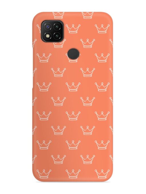 Hand Drawn Crown Snap Case for Xiaomi Redmi 9 Activ Zapvi