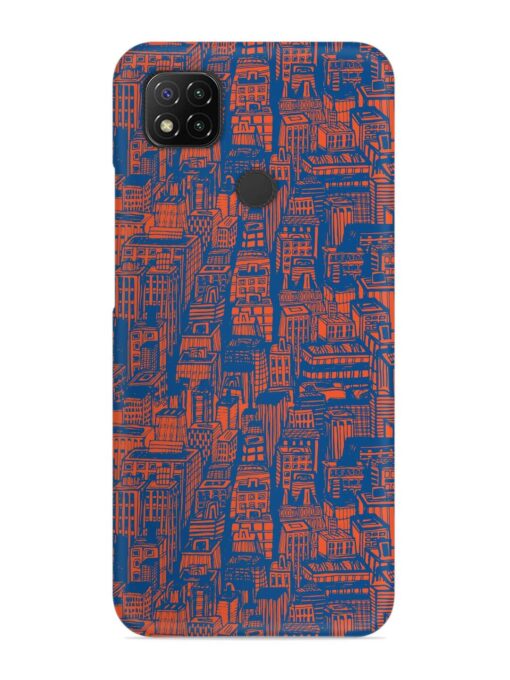 Hand Drawn Seamless Snap Case for Xiaomi Redmi 9 Activ Zapvi