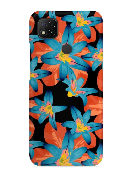 Philippine Flowers Seamless Snap Case for Xiaomi Redmi 9 Activ Zapvi