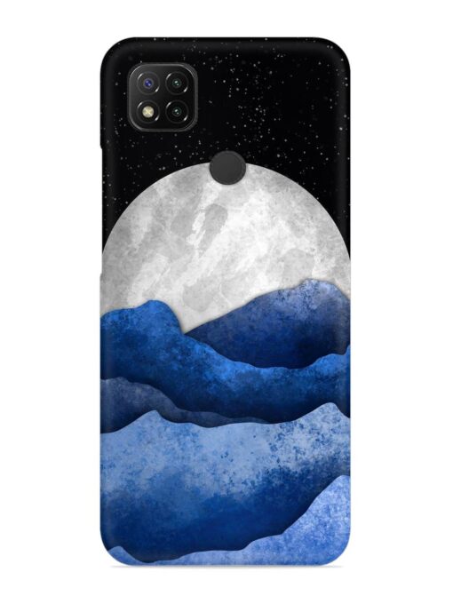 Full Moon Mountain Vector Snap Case for Xiaomi Redmi 9 Activ Zapvi