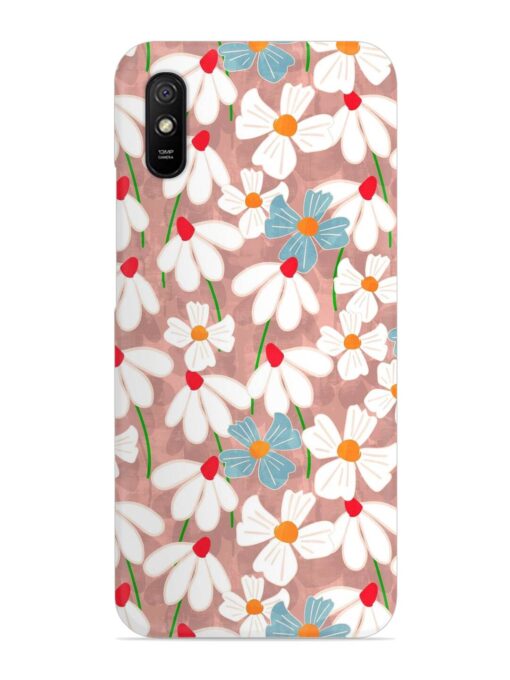 Abstract Petal Flowers Snap Case for Xiaomi Redmi 9A Sport Zapvi